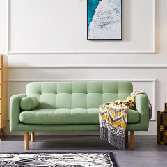 Nordic sofa, small apartment, fabric sofa, living room, simple, three seater sofa, modern combination sofa Other Three