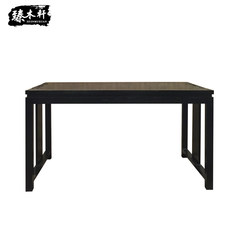 New classical Chinese style table carved square Club Villa model room model works full house custom furniture table