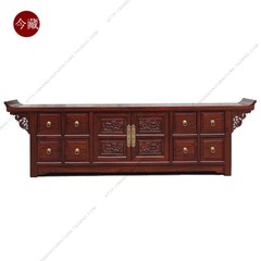 Chinese TV cabinet classical elm of antique Ming and Qing furniture can be customized new wood living room cabinet