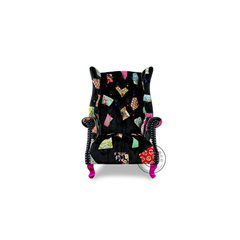 This European style luxury custom patch mosaic single person sofa chair pull soft sofa