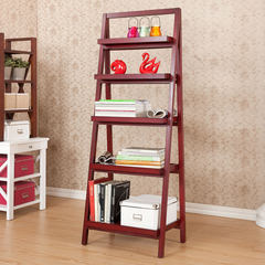 现代简约家用书柜带书架组合置物架现代陈列架实木多层架品质奢华 K0235