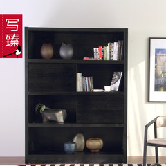 Write into free combination Open Shelf Bookcase bookshelf rich black oak Beijing shipping Black oak More than 1.4 meters wide