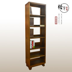 Korean elm furniture antique small bookcase bookshelf frame combination fashion display hall study wood cabinet 60cm width