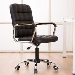 Computer office chair chair stool swivel chair chair chair lift chair seat students modern minimalist home Upgrade -16 - pulley foot - white Steel foot Fixed armrest