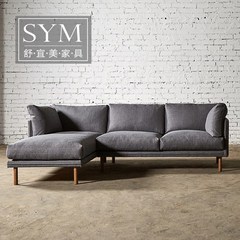 Nordic small family sitting room cloth art sofa combination is contracted contemporary single person 3 people can take apart wash sofa furniture combination grey
