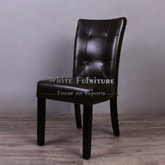 Export leather chair / original furniture trade / French country chair / chair / Nordic birch leather exports