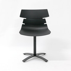 Black and white design casual chair hotel Nordic office chair computer chair chair in the wind Sitting board selection color card D