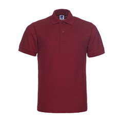"Buy one for one" Polo Shirt Short Sleeve men's loose color big size men's business casual Lapel T-shirt custom [support team customization logo] Claret