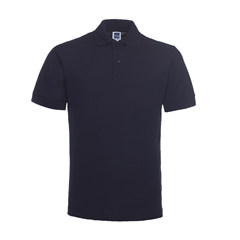 "Buy one for one" Polo Shirt Short Sleeve men's loose color big size men's business casual Lapel T-shirt custom [support team customization logo] Tibet Navy