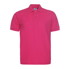 "Buy one for one" Polo Shirt Short Sleeve men's loose color big size men's business casual Lapel T-shirt custom [support team customization logo] Deep Rose