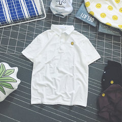 Polo style short sleeve T-shirt S Coffee