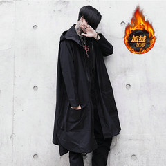 Autumn Style Men's new trend of national style M Black velvet