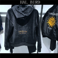 HAL BIRD original Mens PEACE men autumn sweater slim coat sweater B1BF73411 head movement S/165 black