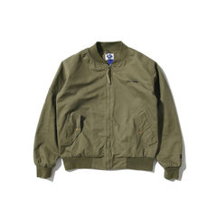 Shawn Yue jacket jacket male Japanese bullet jacket collar tide brand military wind autumn baseball uniform S Army green