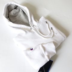 Champion Hoodies Winter Fleece spot genuine classic cashmere hoodies with loose Hooded Hoodie Size is too large White new style [spot]