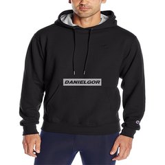 Champion Hoodie and a couple of spot genuine embroidery plus velvet Hoodie sweater set loose version S black