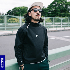 Nazze in the autumn of 2017 new Japanese sports side zipper Hoodie Jacket M tide brand men's coats M black