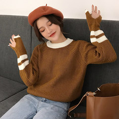 Sweater dress new winter coat, Korean wind jacket shirt sweater coat loose head tide F All of them are high quality heavy plates