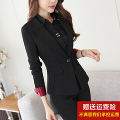 2017 autumn and winter new fashion suit, women's suit, fashion suit, three sets of College Students' suits S Suit + skirt + trousers + white lining + black lining + vest