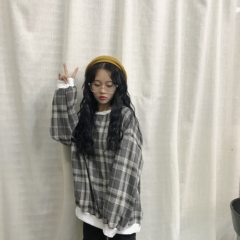 2017 new autumn and winter Korean students BF ulzzang all-match long sleeved loose tide source sweater female wind F gray
