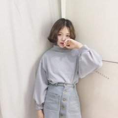 Ulzzang code 2017 Korean female Hooded Sweater loose thin coat all-match female student BF Harajuku wind F 4 gray blue