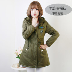 [] every day special offer long windbreaker, Korean version of the new student loose hooded windbreaker long sleeved coat color 3XL Military green (label No. 11)