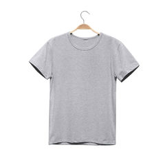 New summer simple plain solid tide Korean men's men's short sleeve T-shirt cotton short sleeved shirt male tee 3XL ash