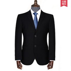 Men's suit jacket, one-piece coat, business dress, professional decoration, bridegroom, best man, wedding suit, work clothes Do not understand the size message, height, weight priority delivery After the split 2 [split] pure black buckle