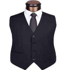 The new iron man suit male suit vest vest suit vest vest Korean slim Increase 62 black
