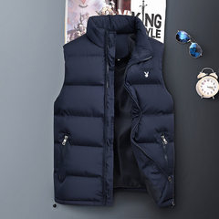 Special offer every day gilet winter down jacket cotton vest vest Korean cultivating new spring tide 3XL blue