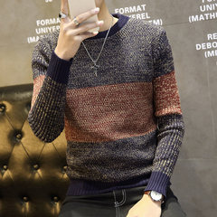 Warm in winter with cashmere cashmere fashion line loose sweater size thick wool sweater young Korean men students 3XL 816 colors