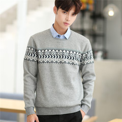 The new winter warm shirt for men's shirts and two pieces of fake cashmere sweater sweater collar sleeve sleeved thickening One hundred and sixty-five YL01