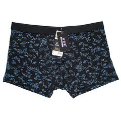 Men's underwear pants bamboo fiber cotton fabric modal breathable youth four angle pants XL 2 feet 2-2 feet 4 black