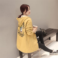 Big code women's clothing, autumn and winter thickening thick coat, 200 Jin fat MM loose thin coat long fat add fertilizer Gift freight insurance [return no worries] Khaki [plus velvet version]