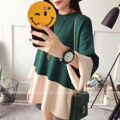 The fat sister winter Sweater XL Womens Tibet thickened meat 200 kg mm fat thin knit shirt tide XL [suggestion 100-130 Jin] Blackish green