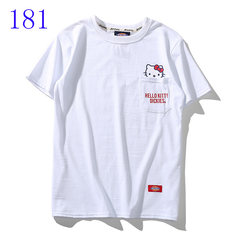 Harajuku lovers summer wind students military training class wear short sleeved sweater BF hip hop tide brand size loose T-shirt S 181 white