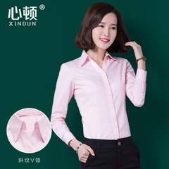 2017 new female occupation shirt sleeved OL temperament Korean slim commuter business suits overalls shirt XXXL/44 honeydew