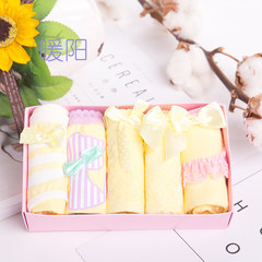 10 cartons of cotton candy colored girls underwear sweat absorbent breathable, bamboo charcoal fiber size waist briefs Big code 95-128 Jin 5 Sun