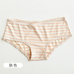 Fresh girl underwear female cotton crotch waist sense students lady briefs modal pants F (recommended 80-130 pounds) Skin colour