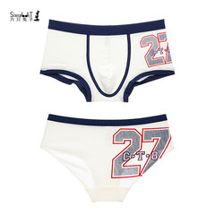 Six rabbits and female students underwear underwear lovers cotton crotch hip letters cotton sweet temptation M White (lovers)
