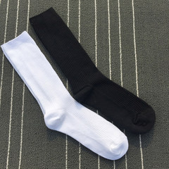 5 pairs of men's fashion all-match cotton breathable black and white stockings in Hong Kong Institute of Commerce pure wind gentleman Size 35-44 5 pairs of black