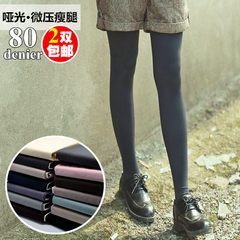 Matte Velvet Thin female spring section thick Pantyhose Stockings fall 80D thin opaque tights meat F Foundation skin