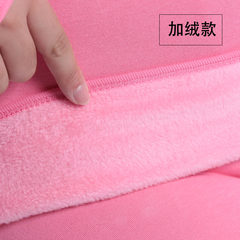 200 pounds of large size women long johns suit with cashmere fat mm add fertilizer increased thermal underwear in autumn and winter 6XL Pink [Plush]