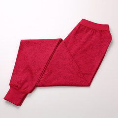 2 pieces of clothes in the old cotton cotton loose thick section long johns old female add fertilizer increased line pants Increase size 2 feet 9-3 feet 3 Red flower type random