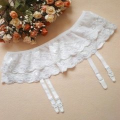 Spring and summer stockings sexy stockings stockings sexy slim LACE SLIP female Black Knee stockings Size 35-44 White sling