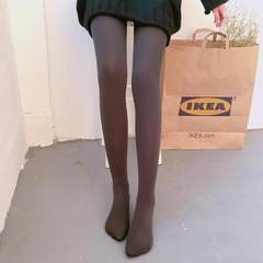 Women wear tights Primer Plus velvet foot trousers 2017 new Korean all-match slim slim Siamese tights sub Size 35-44 Dark grey