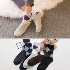 Autumn and winter socks children thick warm piles of cotton socks socks winter wool cashmere socks with South Korea Size 35-44 Terry Terry 5 double suit