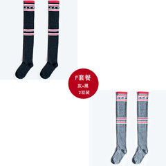 Winter leg socks socks stockings female children fringe movement South Korea high tube cotton stockings lovely students Size 35-44 F combo 2 double