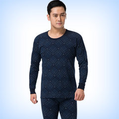 Special offer every day long johns in elderly male thin cotton underwear in a cotton sweater and pants suit XL/175 offers more discount 3 blue collar