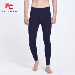 Male young students in single long johns winter cotton cotton cotton cultivation base thin warm pants pants 170 (L) Tibet Navy
